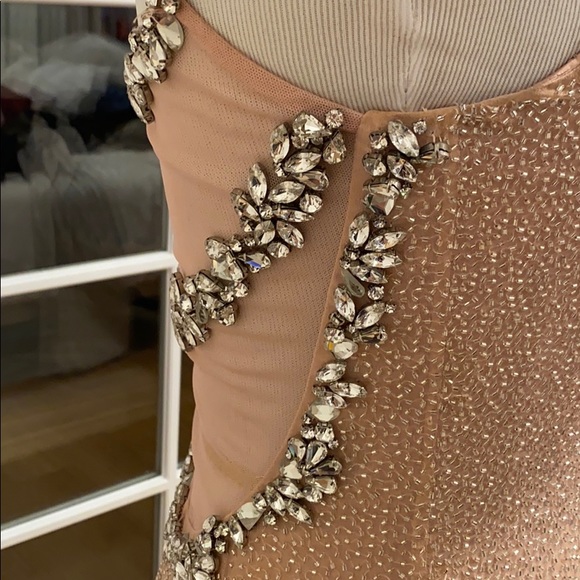 Sherri Hill pink embellished evening gown size 2 - Picture 5 of 16